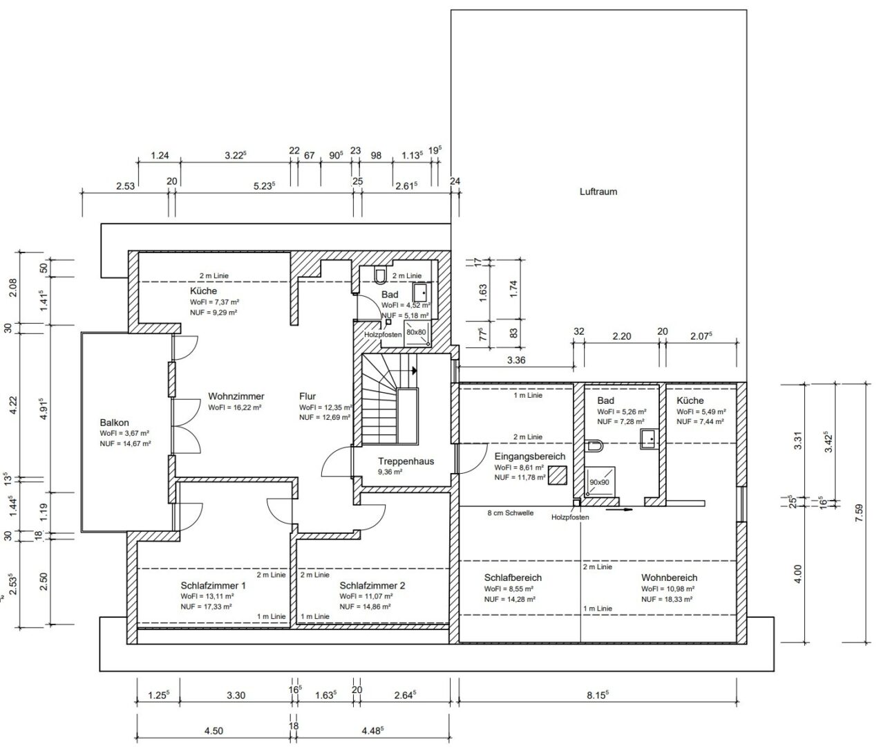 Grundriss 2. Obergeschoss
