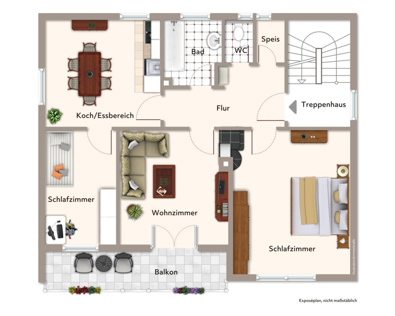Grundriss Obergeschoss