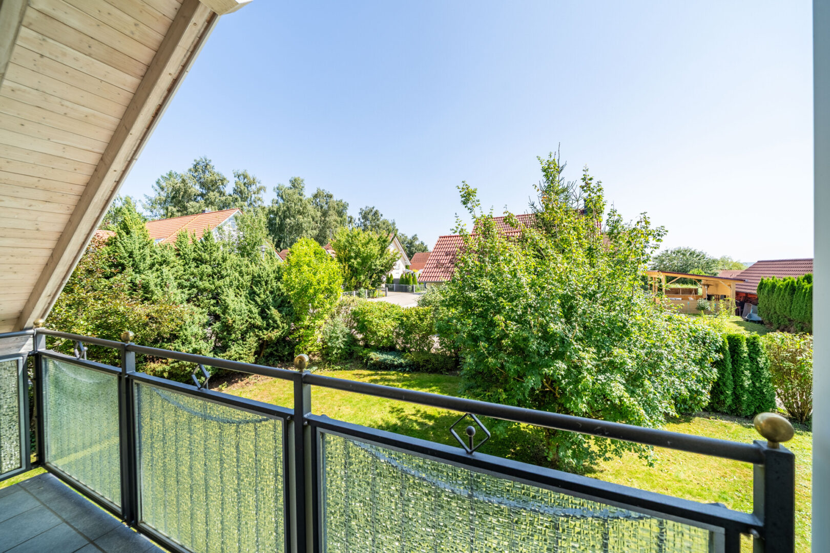 Ausblick Balkon