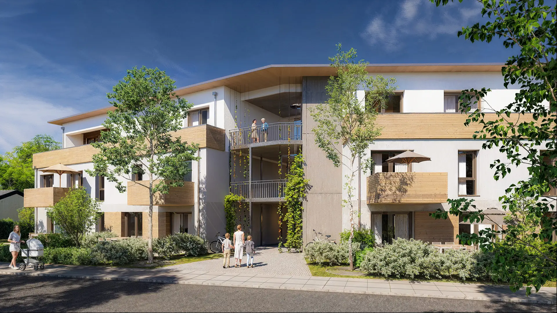 Visualisierung Straßenansicht