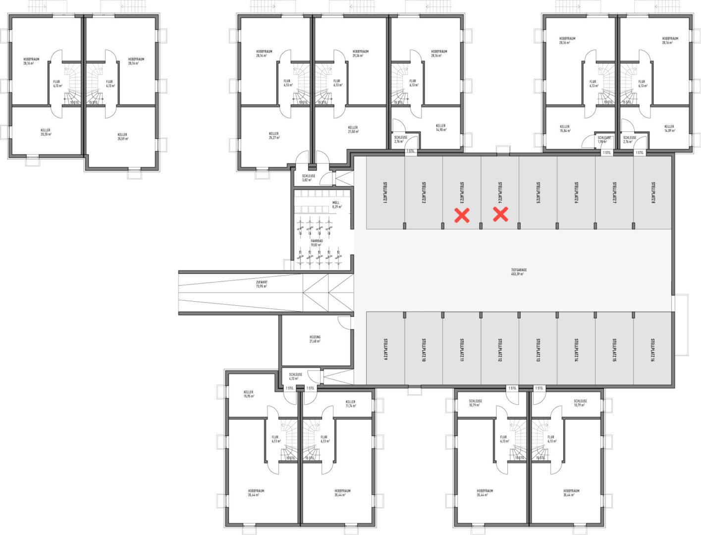 Tiefgaragenstellplatz