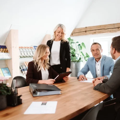 Beratungsgespräch bei Ruf Immobilien