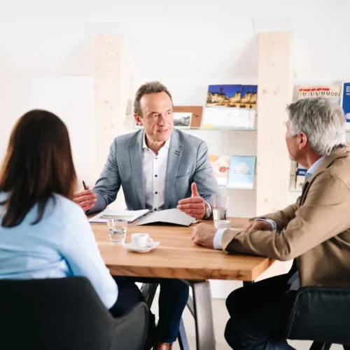 Verkaufsgespräch Ruf Immobilien